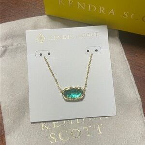 Kendra Scott Elisa Necklace in London Blue Glass